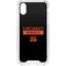 NFL Cincinnati Bengals Black Performance Series iPhone XS Clear Case