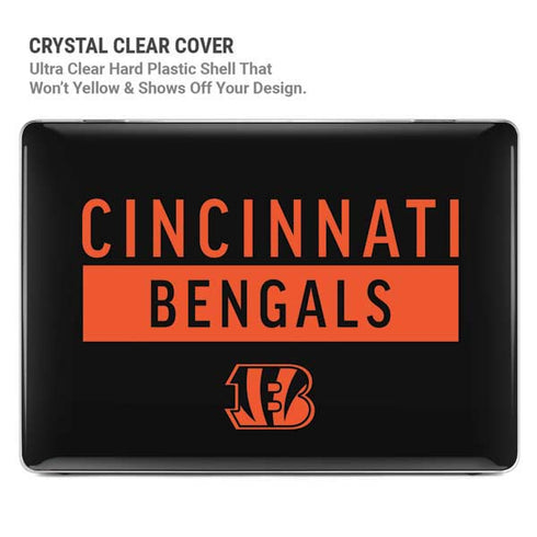 NFL Cincinnati Bengals Black Performance Series MacBook Pro 14in (2021-24) Case plus Skin