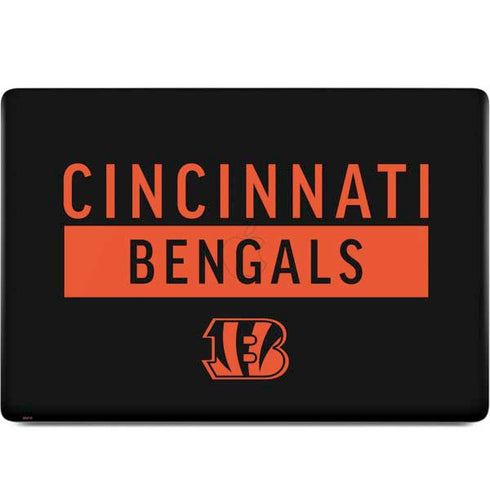 NFL Cincinnati Bengals Black Performance Series MacBook Skins