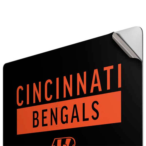 NFL Cincinnati Bengals Black Performance Series Apple MacBook Pro 16-inch Skin