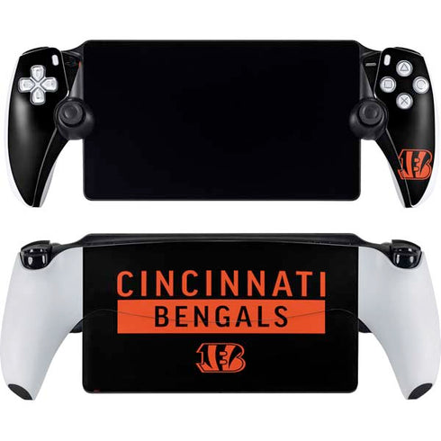 NFL Cincinnati Bengals Black Performance Series PlayStation PS5 Skins
