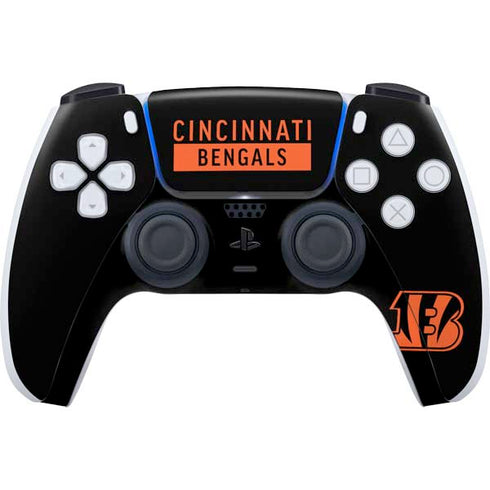NFL Cincinnati Bengals Black Performance Series PlayStation PS5 Skins