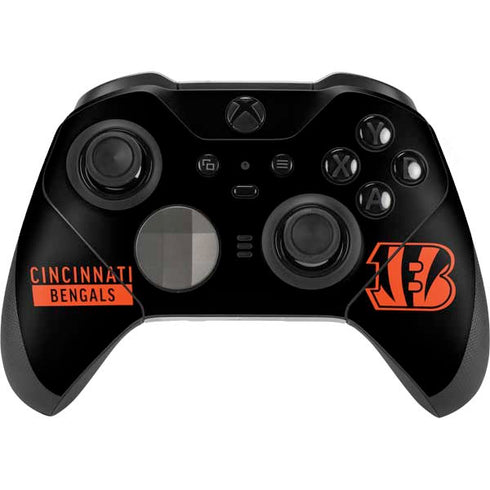 NFL Cincinnati Bengals Black Performance Series Xbox Elite Wireless Controller Series 2 Skin