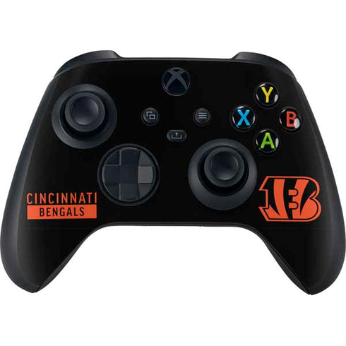 NFL Cincinnati Bengals Black Performance Series Xbox Series X Bundle Skin