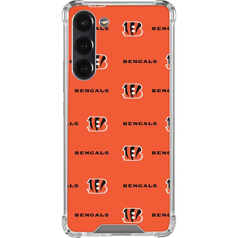 NFL Cincinnati Bengals Blitz Series Galaxy S24 FE Clear Case