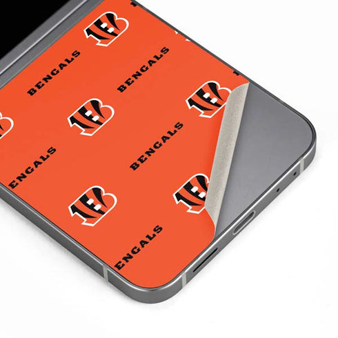 NFL Cincinnati Bengals Blitz Series Galaxy Z Flip6 Skin