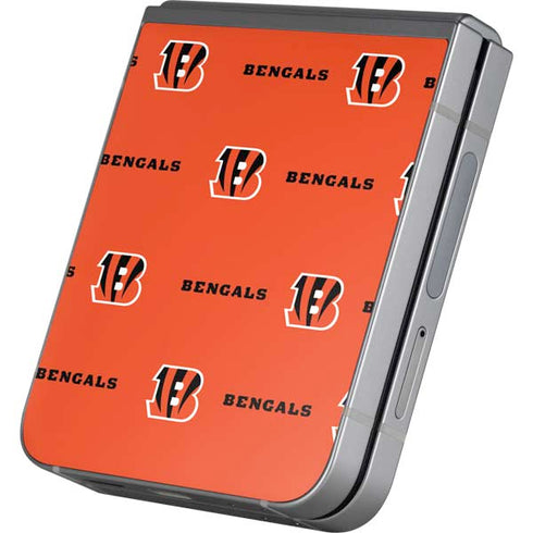 NFL Cincinnati Bengals Blitz Series Galaxy Z Flip6 Skin