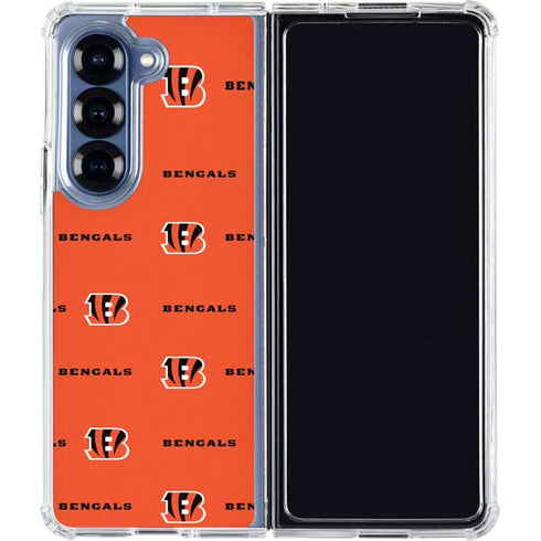 NFL Cincinnati Bengals Blitz Series Galaxy Z Fold6 Clear Case