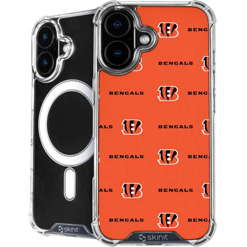 NFL Cincinnati Bengals Blitz Series iPhone 16 MagSafe Case