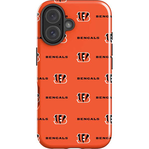 NFL Cincinnati Bengals Blitz Series iPhone 16 Plus Impact Case
