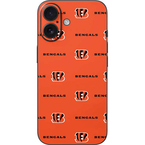 NFL Cincinnati Bengals Blitz Series iPhone 16 Skin