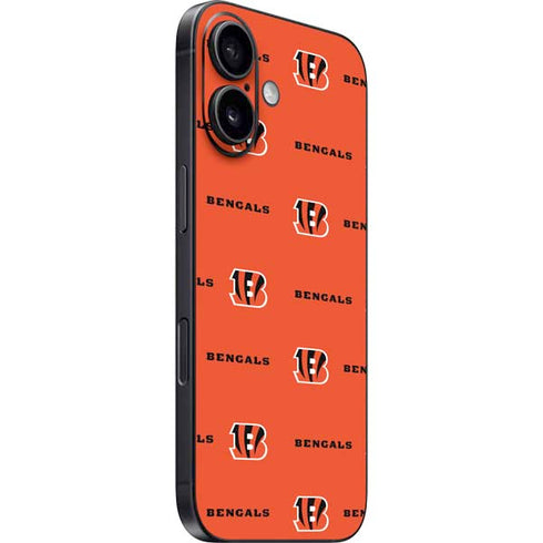 NFL Cincinnati Bengals Blitz Series iPhone 16 Skin