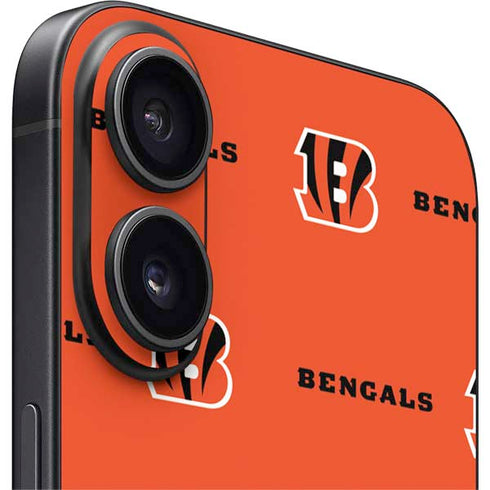 NFL Cincinnati Bengals Blitz Series iPhone 16 Skin