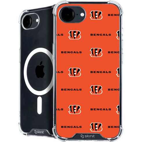 NFL Cincinnati Bengals Blitz Series iPhone 16e MagSafe Case