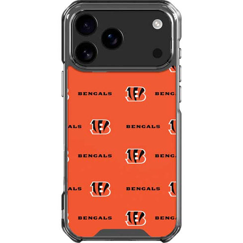 NFL Cincinnati Bengals Blitz Series iPhone 18 Pro Max Clear Case