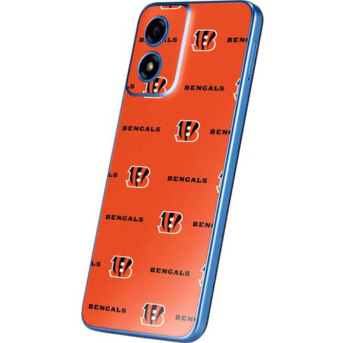 NFL Cincinnati Bengals Blitz Series Moto G Play 4G (2024) Skin
