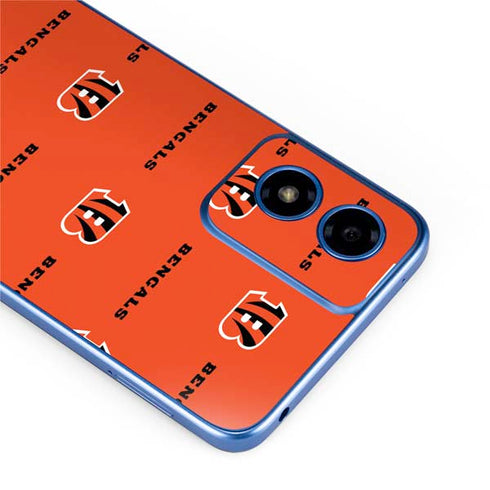 NFL Cincinnati Bengals Blitz Series Moto G Play 4G (2024) Skin