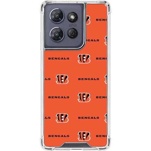 NFL Cincinnati Bengals Blitz Series Moto G Stylus 5G (2025) Clear Case