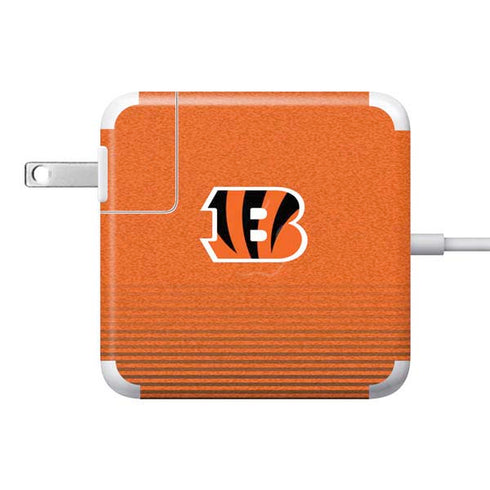 NFL Cincinnati Bengals Breakaway 85W Power Adapter (15 and 17 inch MacBook Pro Charger) Skin