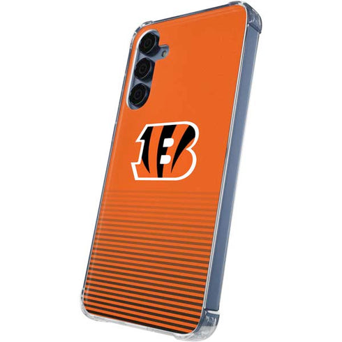 NFL Cincinnati Bengals Breakaway Galaxy A55 5G Clear Case