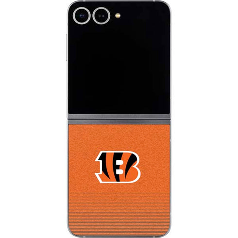 NFL Cincinnati Bengals Breakaway Galaxy Z Flip6 Skin
