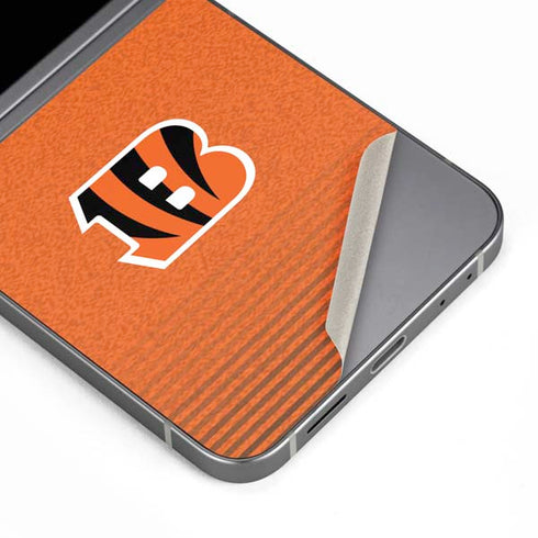 NFL Cincinnati Bengals Breakaway Galaxy Z Flip6 Skin