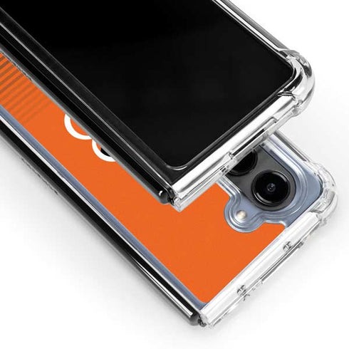 NFL Cincinnati Bengals Breakaway Galaxy Z Fold5 5G Clear Case