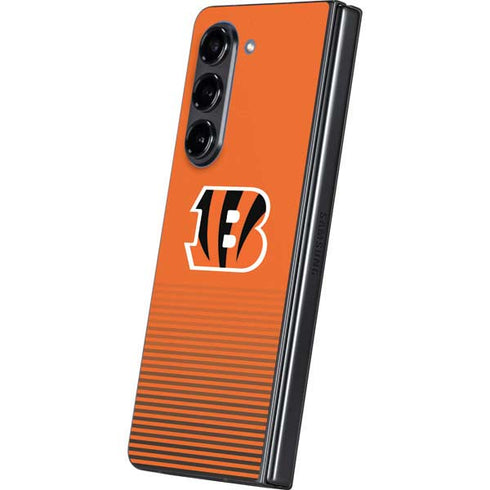 NFL Cincinnati Bengals Breakaway Galaxy Z Fold5 5G Skin