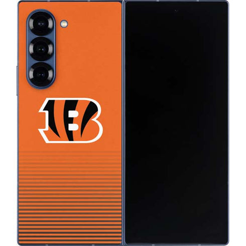 NFL Cincinnati Bengals Breakaway Galaxy Z Fold6 Skin