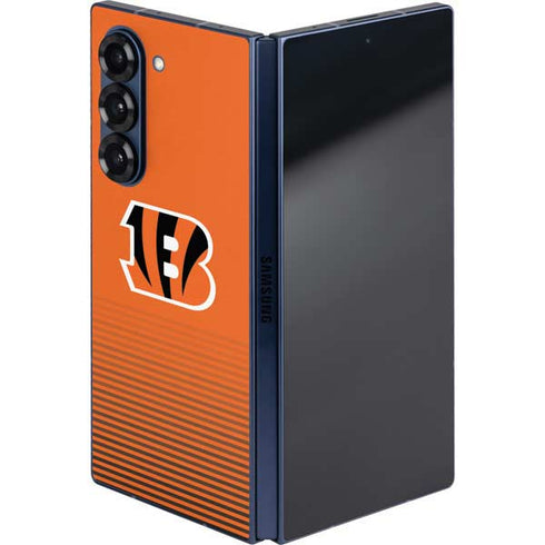 NFL Cincinnati Bengals Breakaway Galaxy Z Fold6 Skin