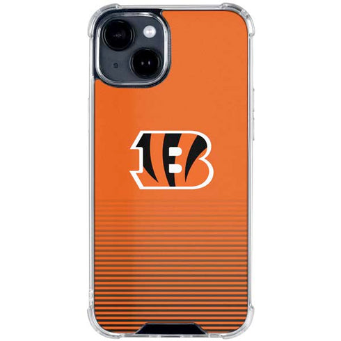 NFL Cincinnati Bengals Breakaway iPhone 15 Clear Case