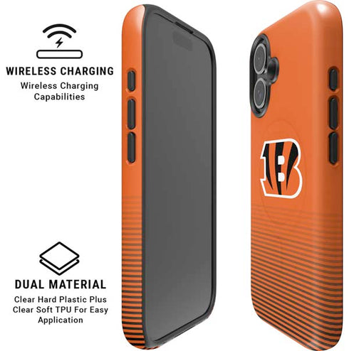 NFL Cincinnati Bengals Breakaway iPhone 16 Magsafe Impact Case