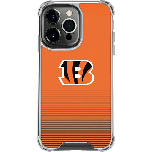 NFL Cincinnati Bengals Breakaway iPhone 16 Pro Max Clear Case