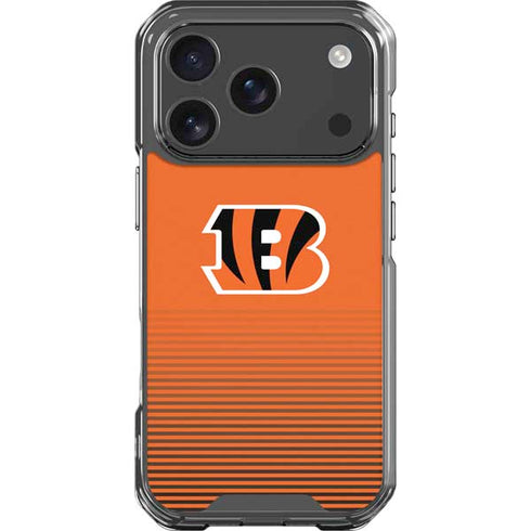 NFL Cincinnati Bengals Breakaway iPhone 18 Pro Clear Case