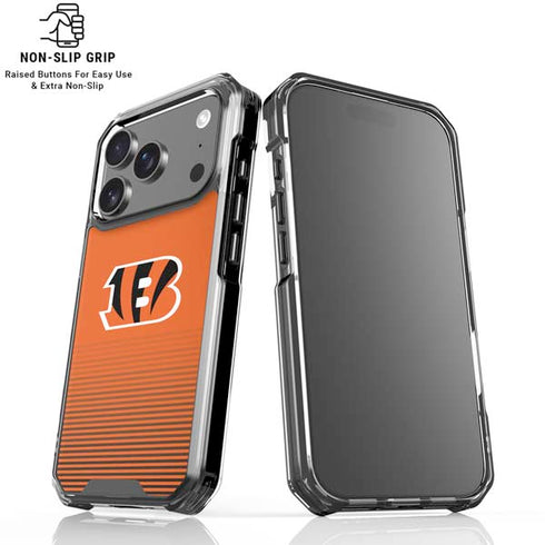 NFL Cincinnati Bengals Breakaway iPhone 18 Pro Clear Case
