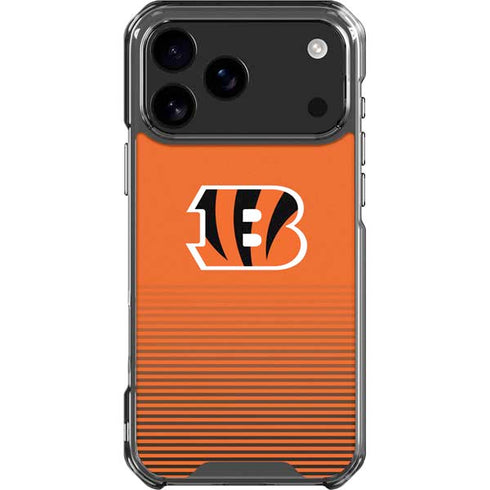 NFL Cincinnati Bengals Breakaway iPhone 18 Pro Max Clear Case