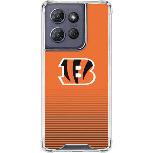 NFL Cincinnati Bengals Breakaway Moto G 5G (2025) Clear Case