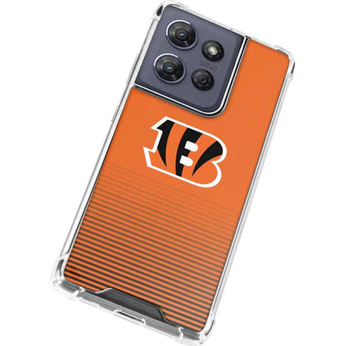 NFL Cincinnati Bengals Breakaway Moto G 5G (2025) Clear Case