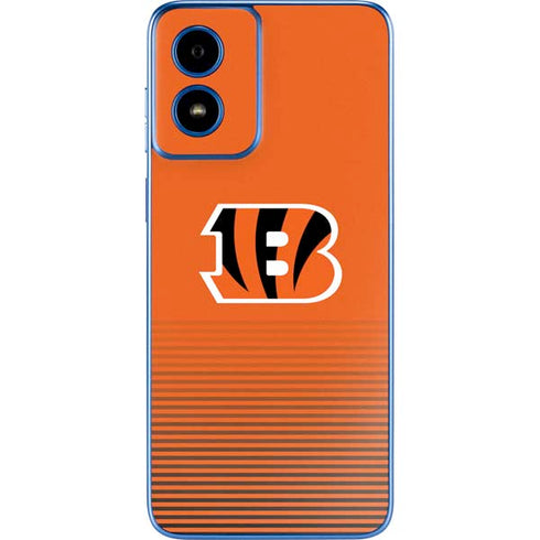 NFL Cincinnati Bengals Breakaway Moto G Play 4G (2024) Skin
