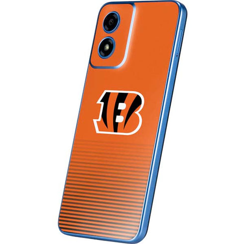 NFL Cincinnati Bengals Breakaway Moto G Play 4G (2024) Skin