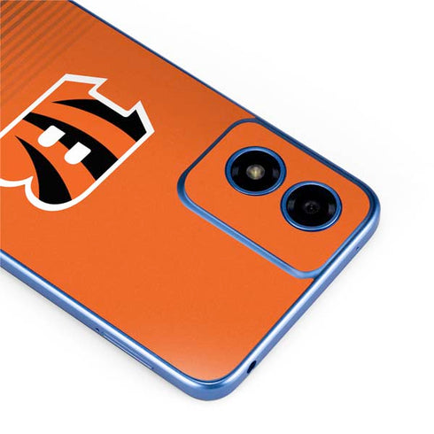 NFL Cincinnati Bengals Breakaway Moto G Play 4G (2024) Skin