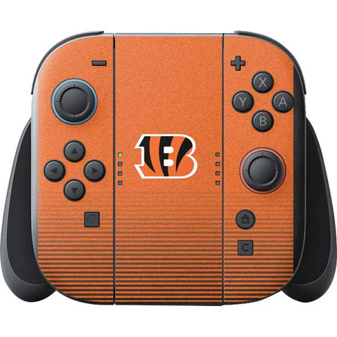 NFL Cincinnati Bengals Breakaway Nintendo Switch 2 (2025) with Joy-Con Skin