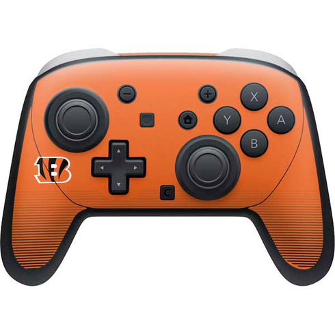 NFL Cincinnati Bengals Breakaway Nintendo Switch 2 (2025) Pro Controller Skin