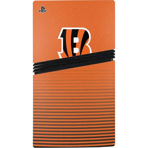 NFL Cincinnati Bengals Breakaway PS5 Pro Console Skin