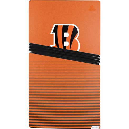 NFL Cincinnati Bengals Breakaway PS5 Pro Console Skin