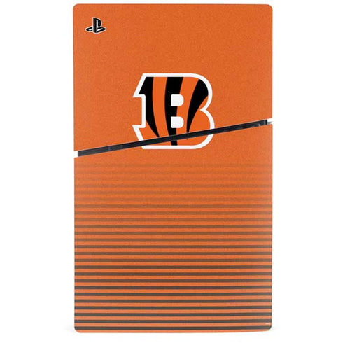 NFL Cincinnati Bengals Breakaway PS5 Slim Digital Edition Console Skin