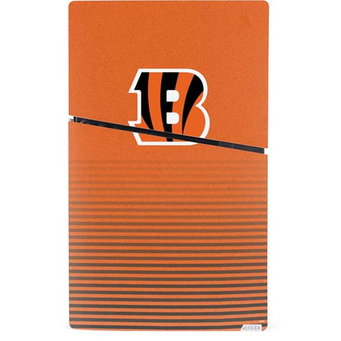 NFL Cincinnati Bengals Breakaway PS5 Slim Digital Edition Console Skin