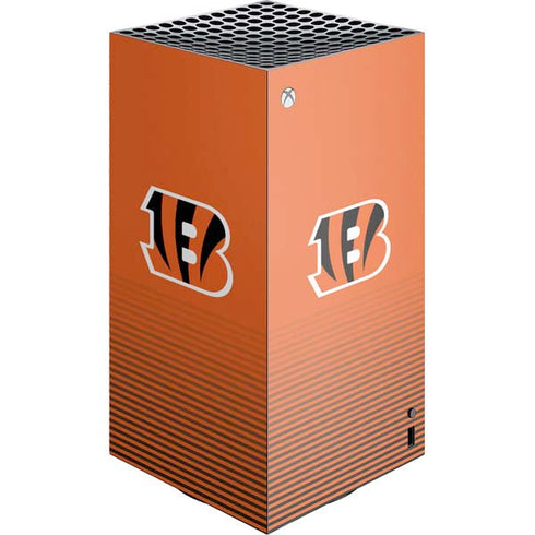 NFL Cincinnati Bengals Breakaway XBox Series X Digital Edition Console Skin