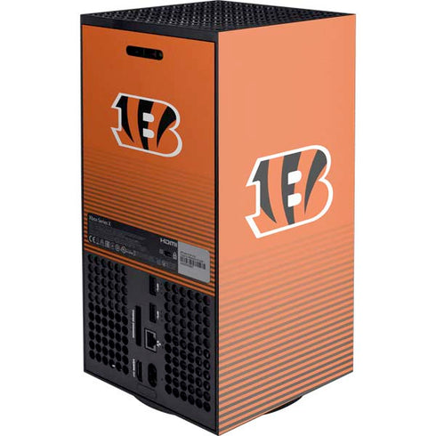 NFL Cincinnati Bengals Breakaway XBox Series X Digital Edition Console Skin