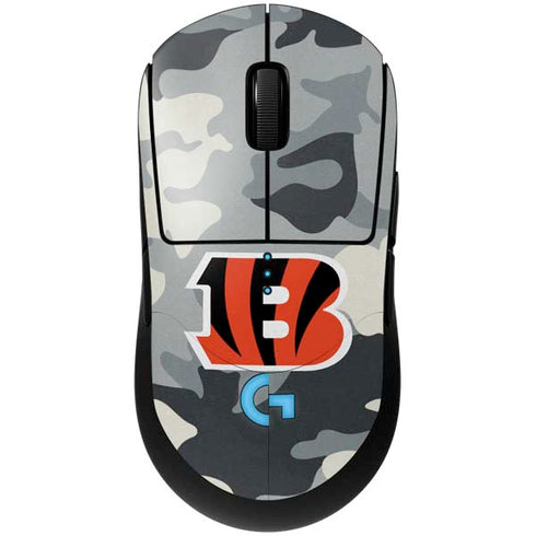 NFL Cincinnati Bengals Camo G Pro Wireless Gaming Mouse Skin